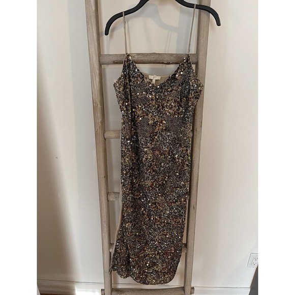 Joie Hasana Sequin Midi-Length Slip Dress Size 6 - Picture 5 of 5